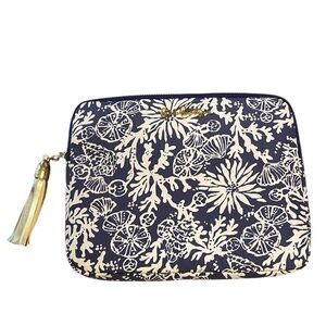 Lilly Pulitzer Tech Clutch Bright Navy In The Groove